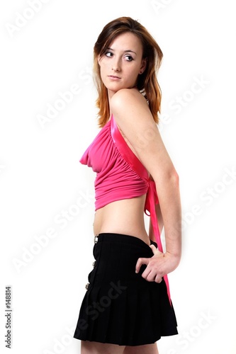 young woman wearing modern attire