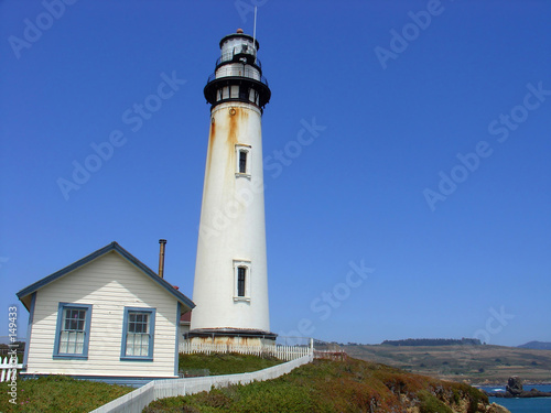 lighthouse at pigeon point, california