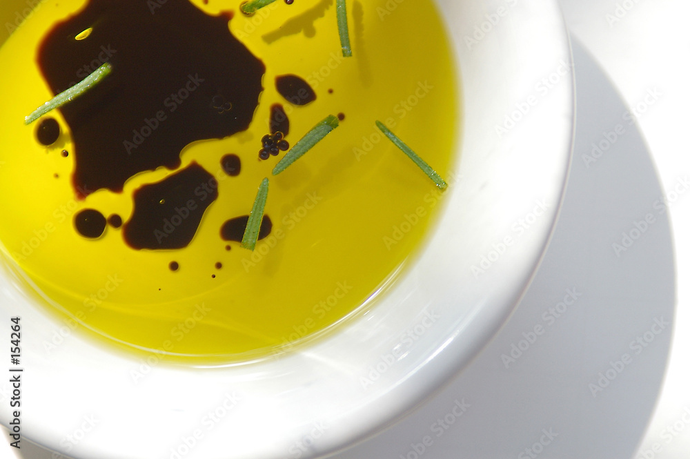 Fotografie olive oil and balsamic vinegar
