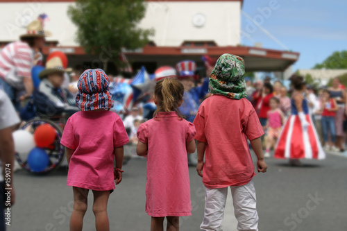 watching the parade photo