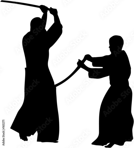 kendo fighters silhoutette