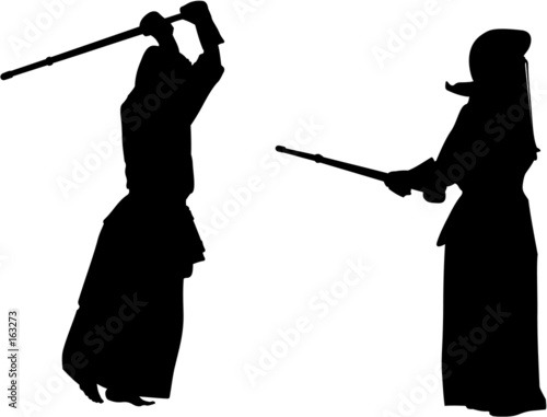 kendo fighters #2 silhouette