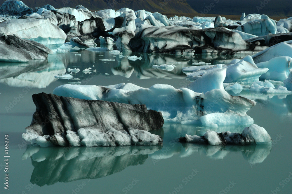 Fotografie jokulsarlon iceberg lagoon