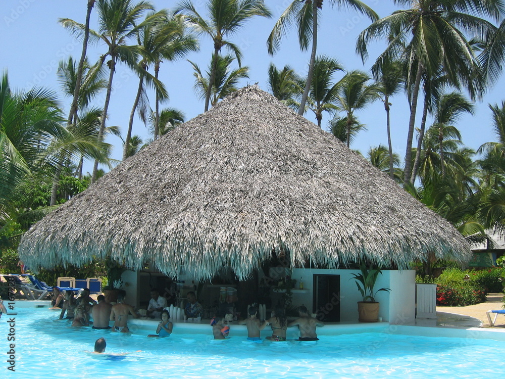 Fototapeta premium bar de la piscine