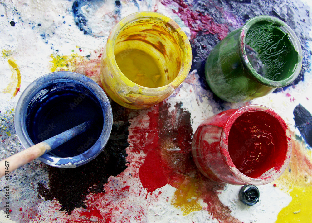 Fotografie pots de peinture