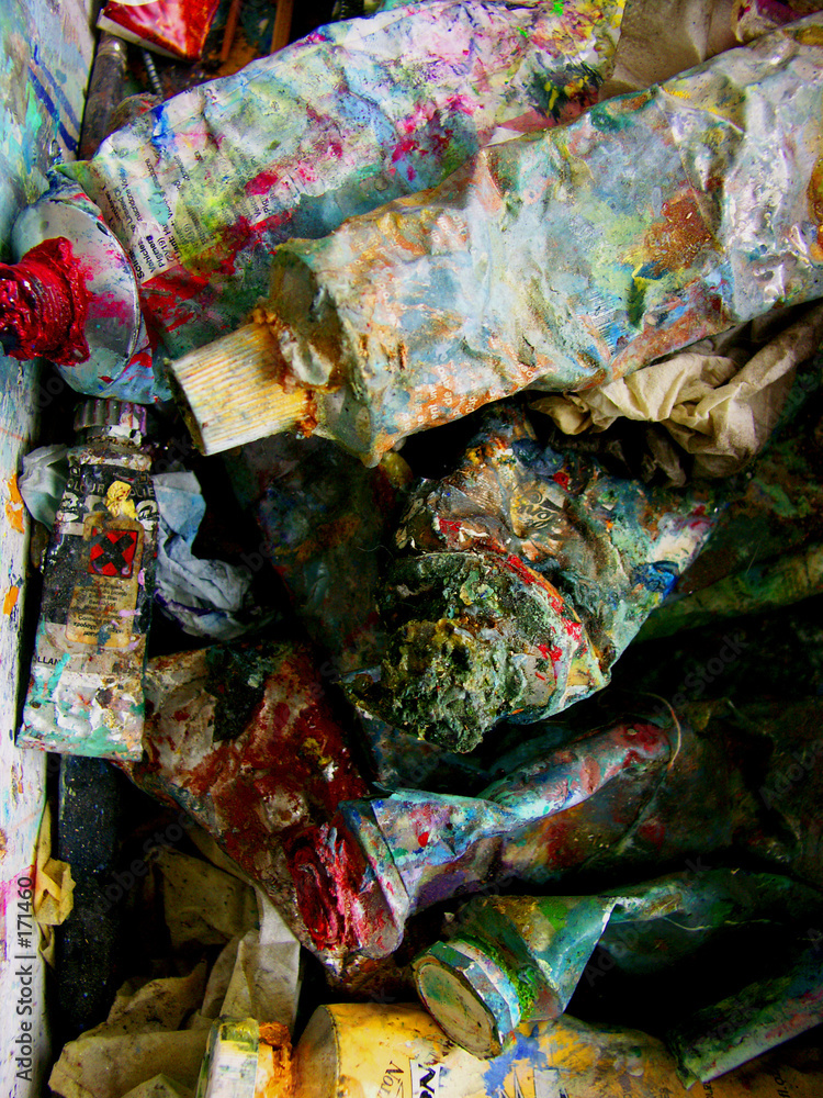 Fototapeta premium tubes de peinture