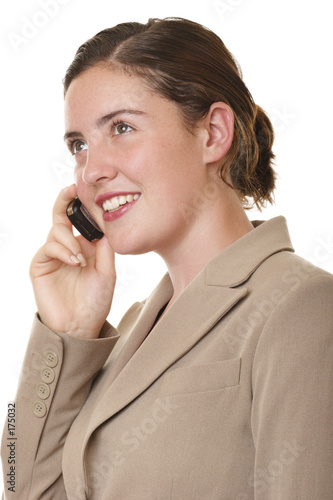 businesswoman mobile
