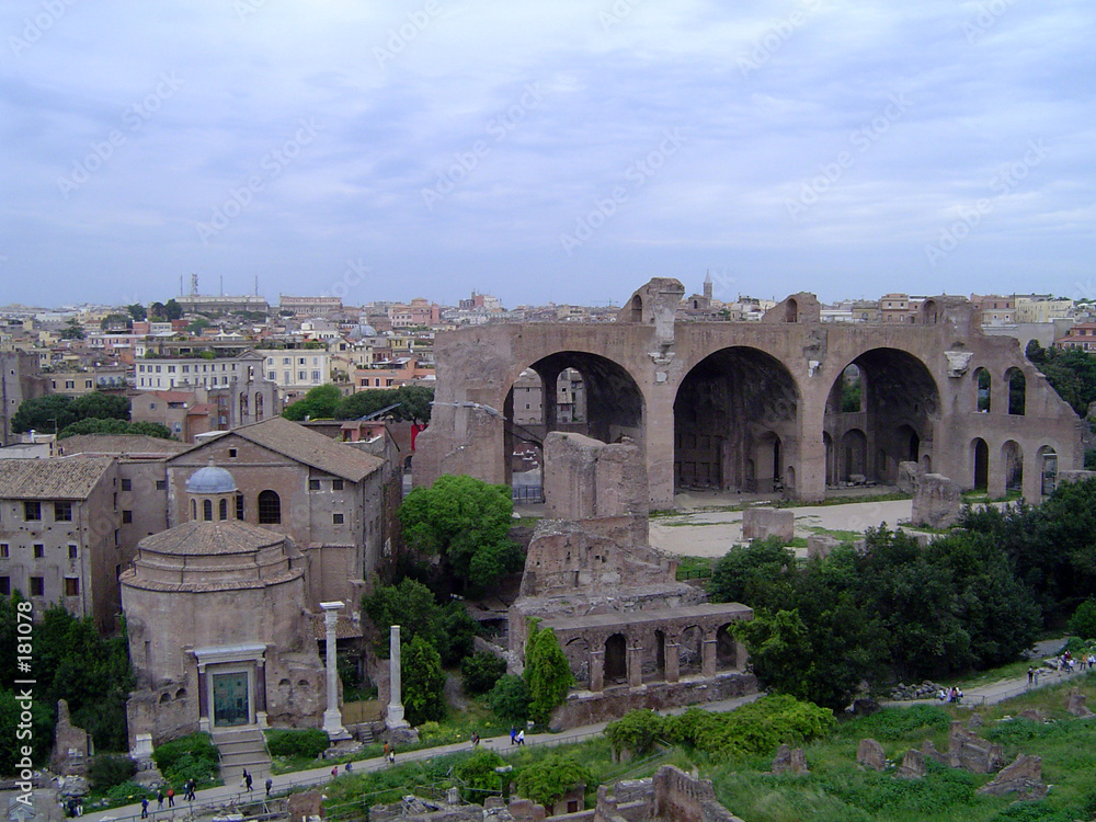 view of ancient rome