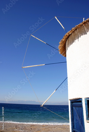 cycladic windmill photo