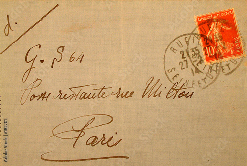 lettre ancienne