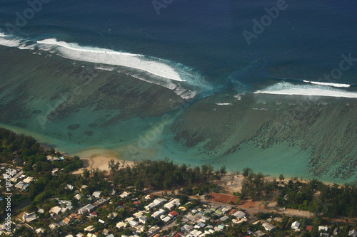 survol lagon st gilles réunion