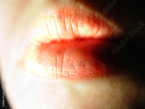 closeup of lips