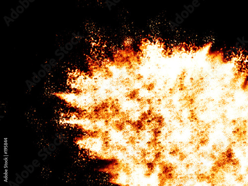 big explosion background