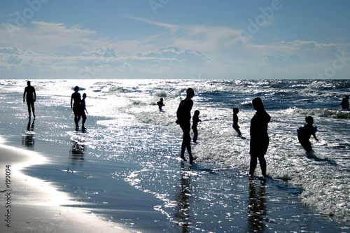 on the beach