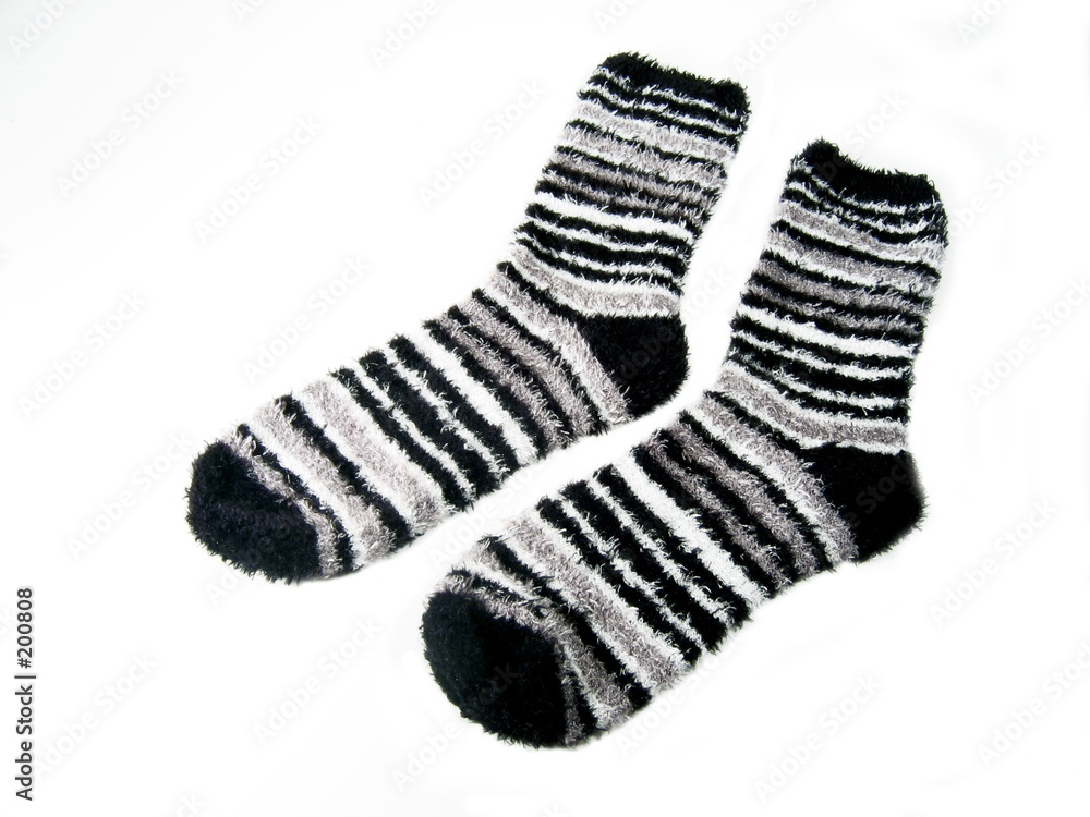 Εκτύπωση καμβά fuzzy socks