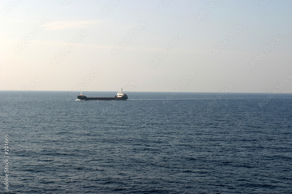 oil tanker on sea
