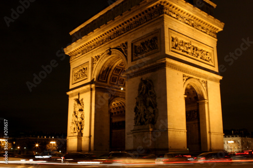 l'arc de trimophe à paris © Jean CEZARD