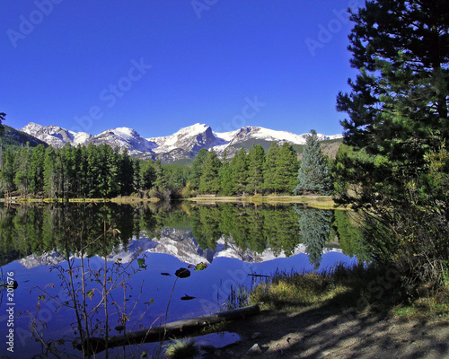 sprague lake & hallett peak photo