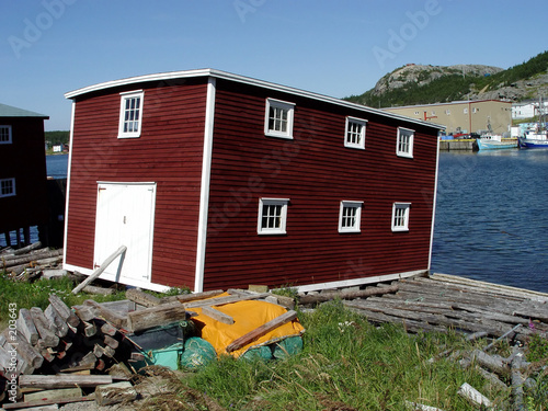 old fishing stage photo