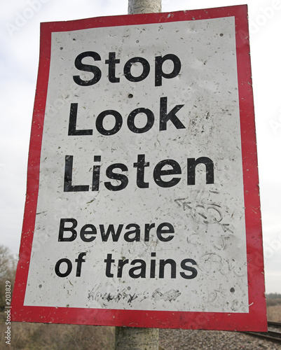stop look listen