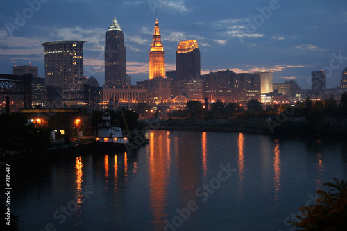 cleveland, ohio skyline