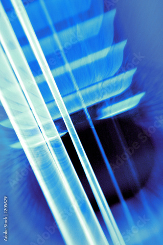 blue strings