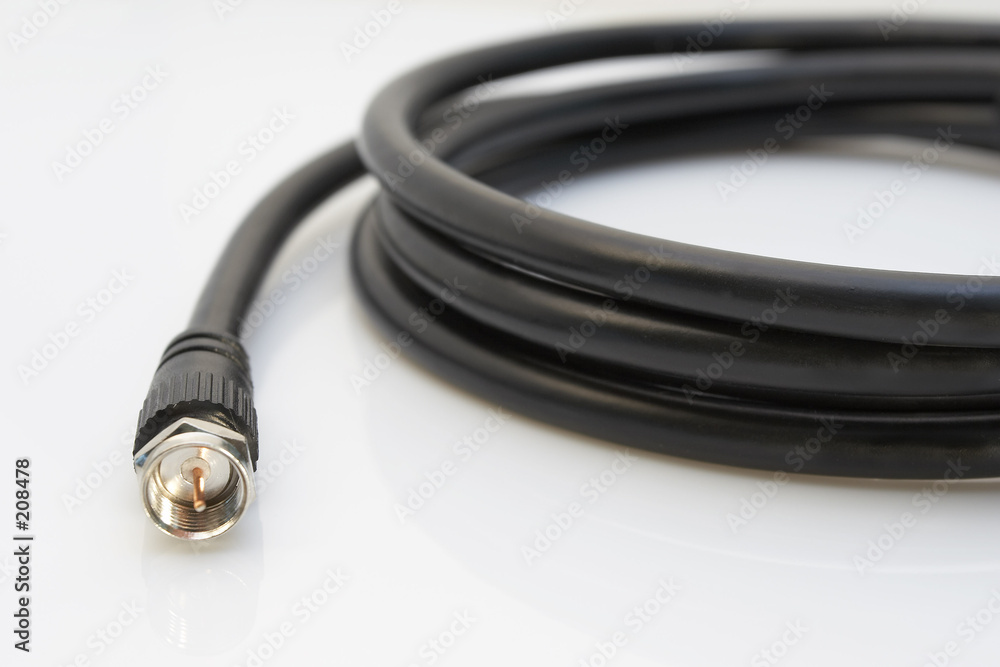 Photography coax tv cable