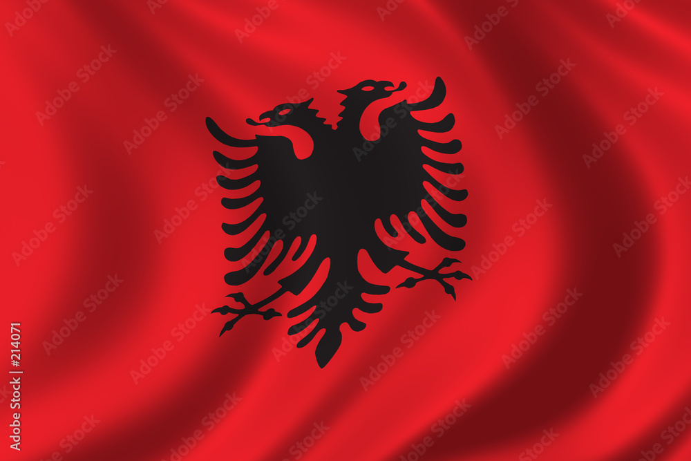 flag of albania