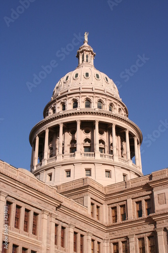 state capitol building in downtown austin, texas photo