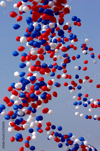 celebration balloons released
