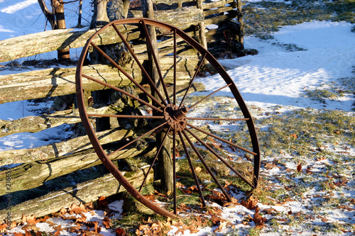 rusty wheel