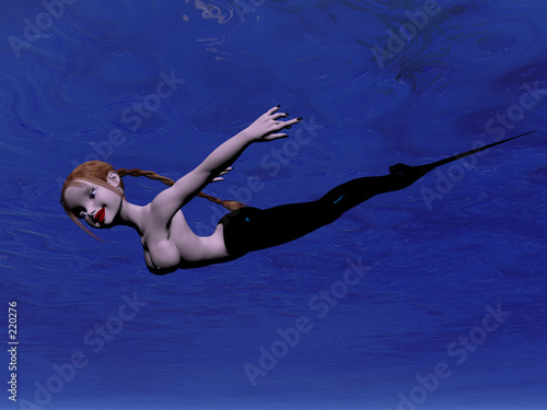 mermaid at sea