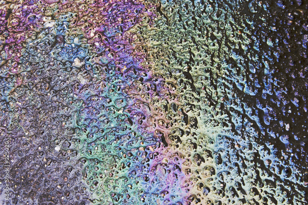 Εκτύπωση καμβά grunge oil slick 6