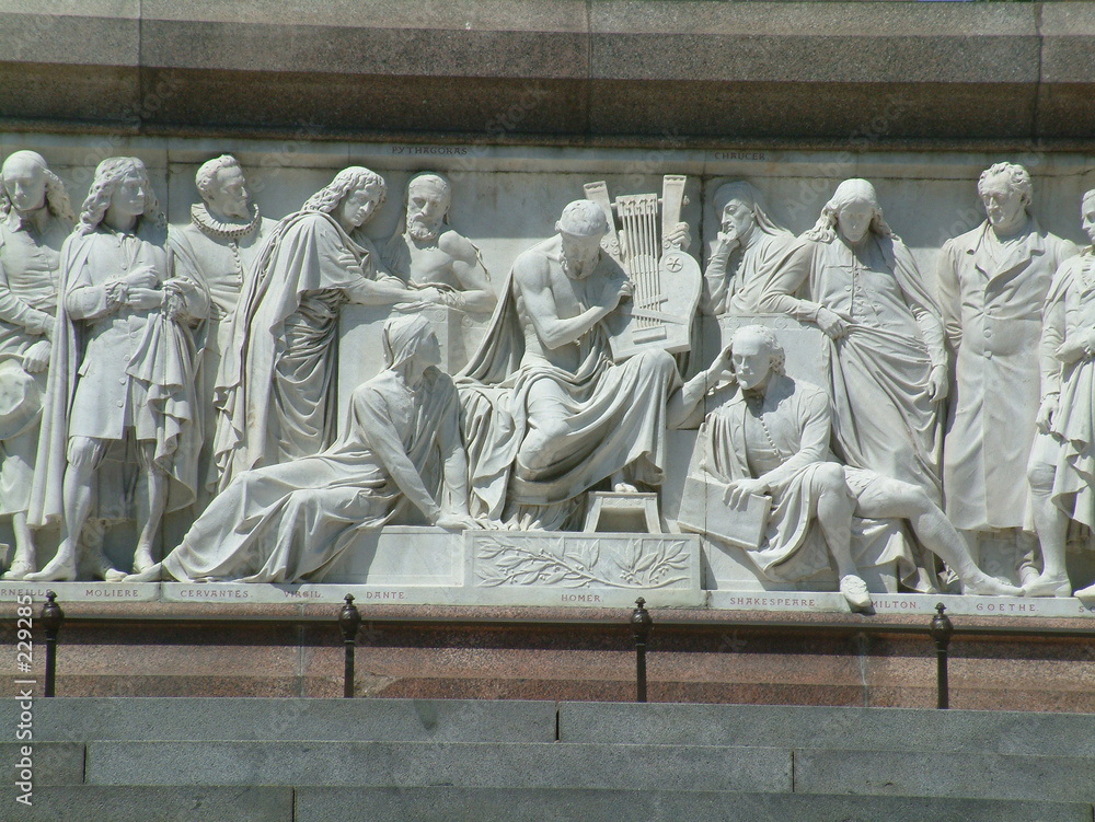 Quadro su tela albert memorial