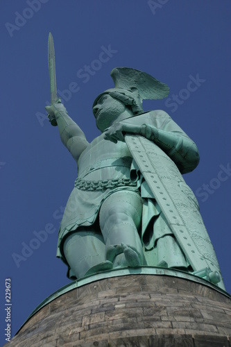 hermannsdenkmal auf der grotenburg im teutoburger wald bei detmo photo