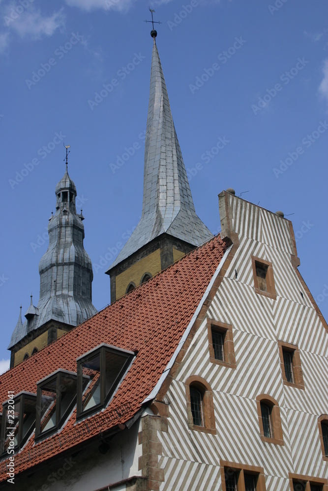 Obraz premium kirchtürme von st. nicolai lemgo