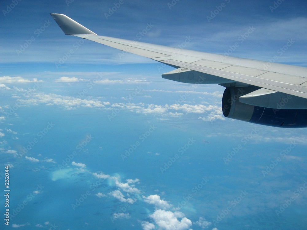 Fototapeta premium over the bahamas