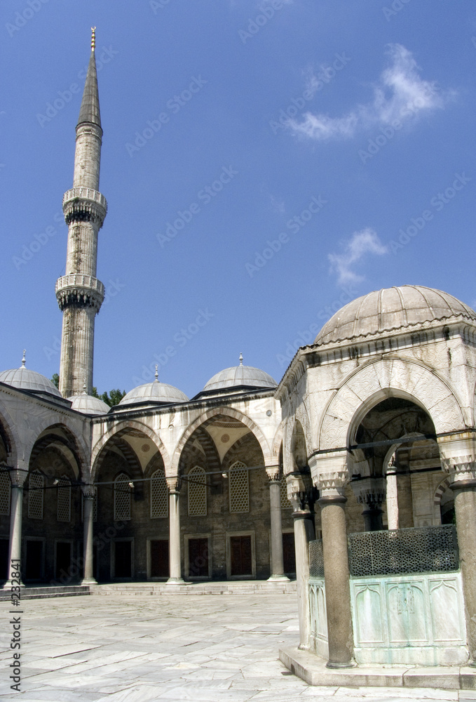 Obraz premium blue mosque 16