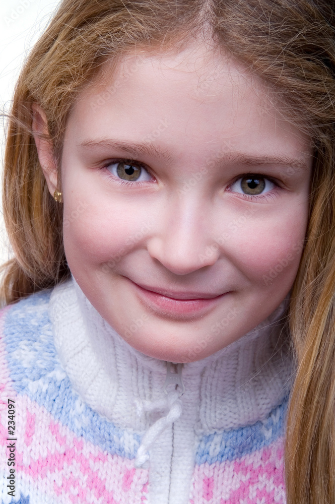 smiling girl smiling girl