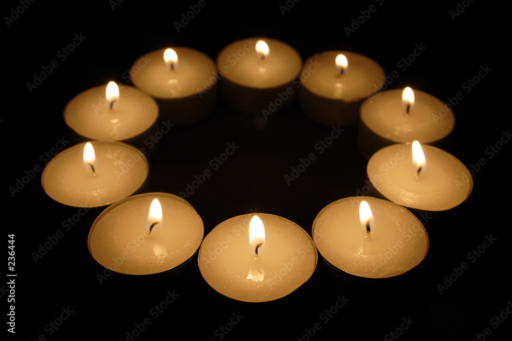 circle of candles circle of candles