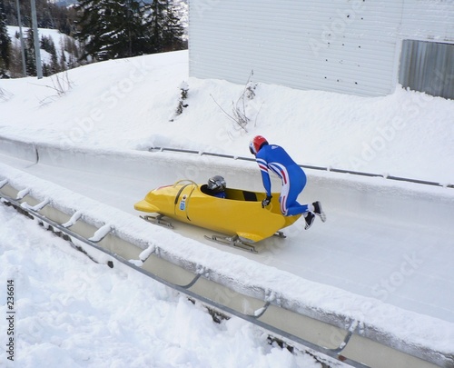 Fotografie, Tablou saut dans le bobsleigh