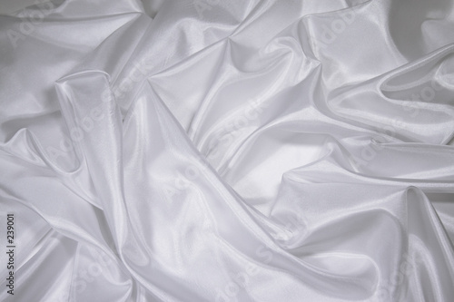white satin/silk fabric 1