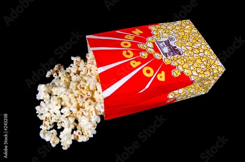 popcorn and popcorn bag