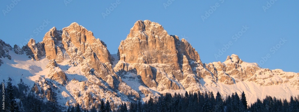 Obraz na plátně alps - dolomites - italy
