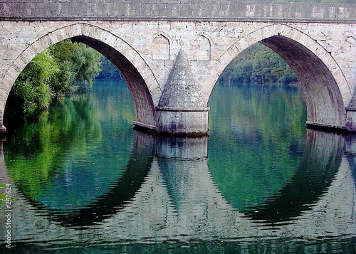 the bridge on the drina photo
