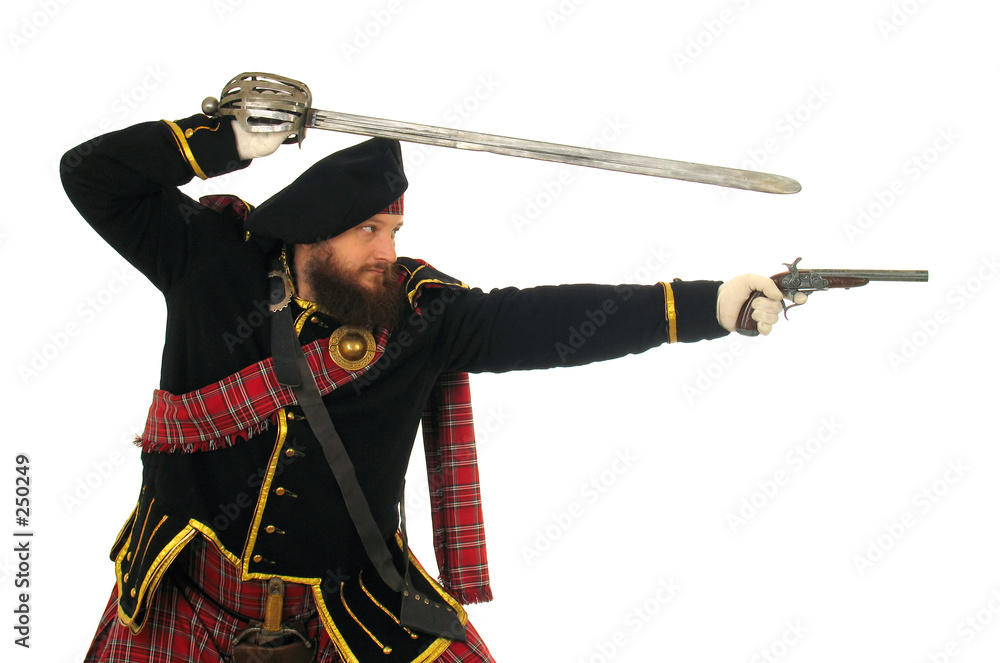 Fotografie scottish warrior