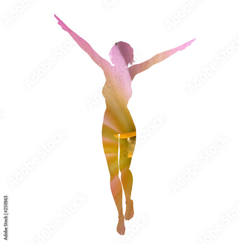 Tapety artystyczne flower women
