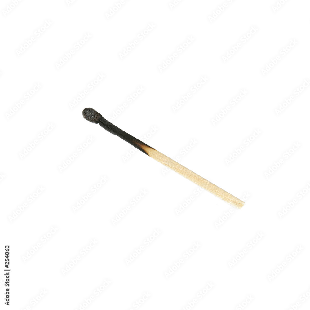 burned match burned match