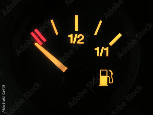 sensor of empty tank of benzine photo