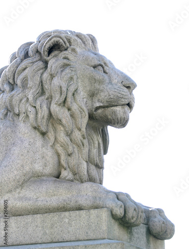 Konstfotografi lion statue